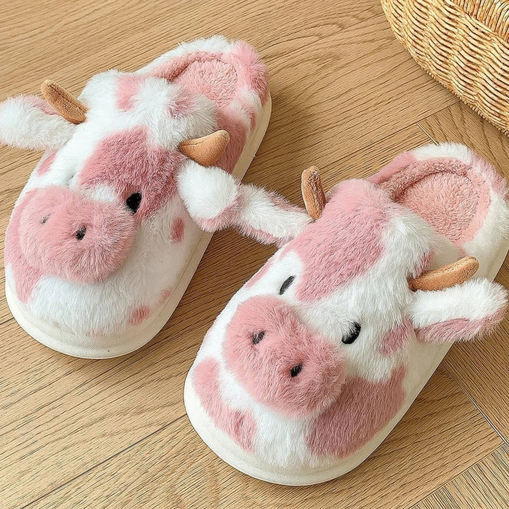 SnugPaws Cow Slippers