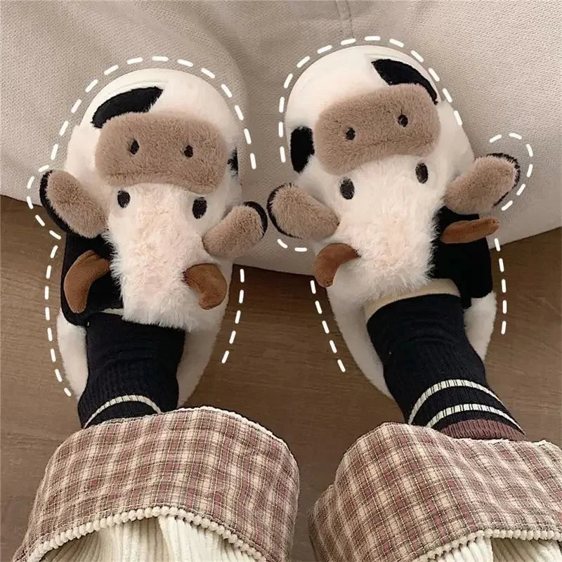SnugPaws Cow Slippers
