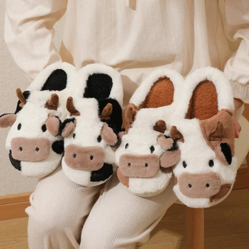 SnugPaws Cow Slippers